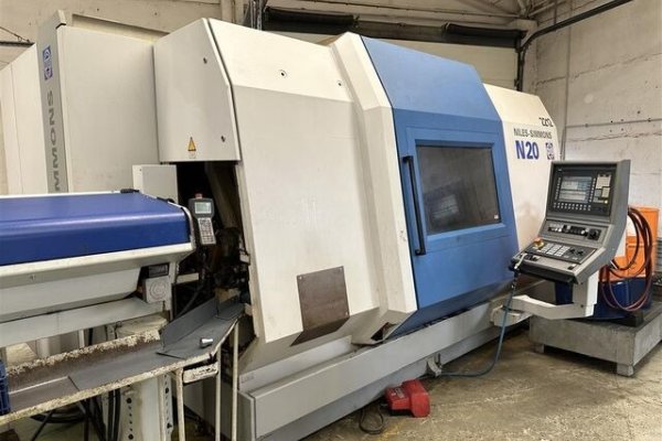 Токарный станок с наклонной станиной NILES N20 - 2x1000