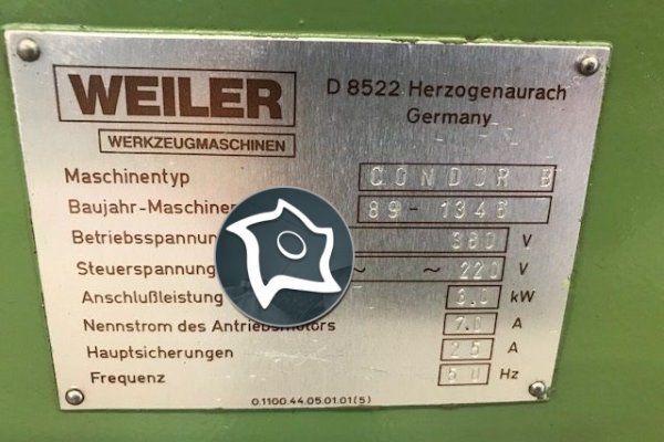 Токарний верстат Weiler Condor B