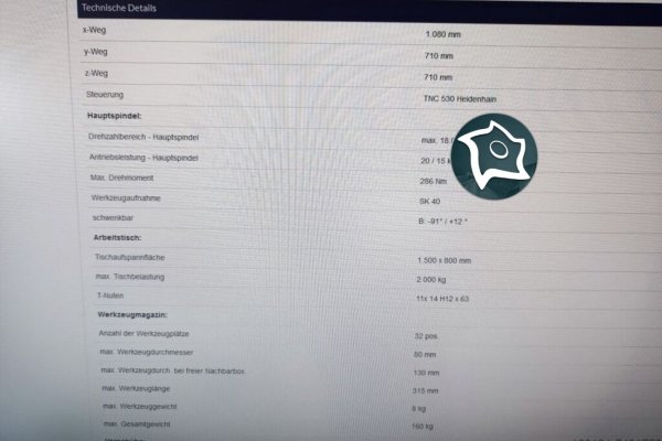 Универсально-фрезерный станок с ЧПУ Deckel Maho DMU 100 T