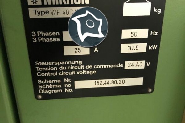 Универсально-фрезерный станок с ЧПУ Mikron WF 40 C