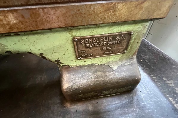 Универсальный токарный станок SCHAUBLIN 102-80