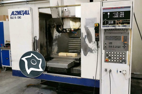Вертикально-фрезерний верстат з ЧПУ Alzmetall BAZ 15