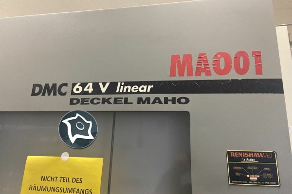 Вертикально-фрезерный станок с ЧПУ Deckel Maho DMC 64 V linear