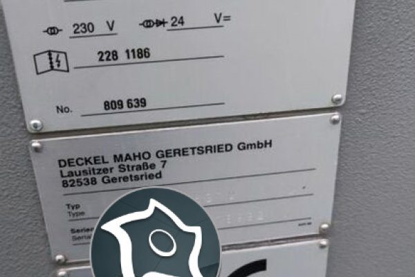 Вертикально-фрезерный станок с ЧПУ DMG DECKEL MAHO DMC 63 V