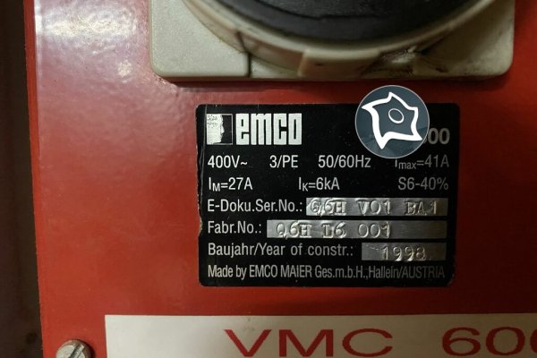 Вертикально-фрезерний верстат з ЧПУ Emco VMC 600