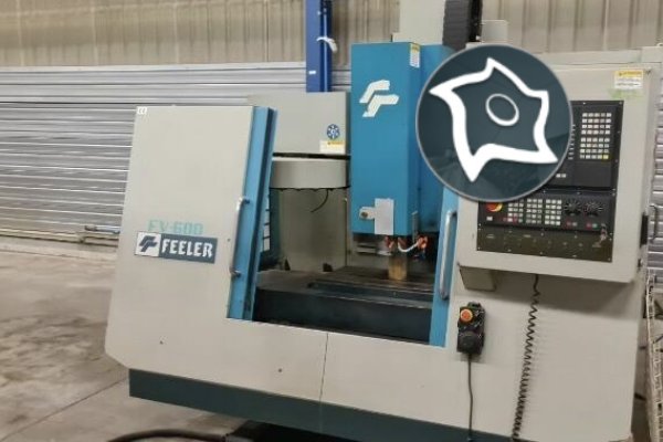 Вертикально-фрезерный станок с ЧПУ FEELER FV 600