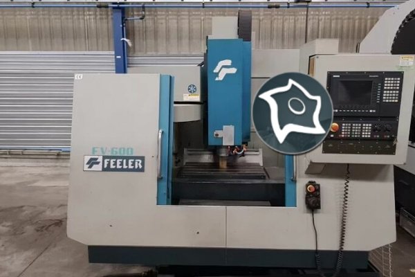 Вертикально-фрезерний верстат з ЧПУ FEELER FV 600