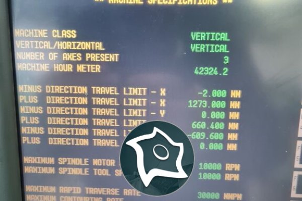 Вертикально-фрезерный станок с ЧПУ HURCO VMX 50