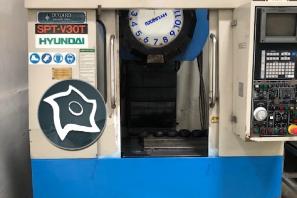Вертикально-фрезерний верстат з ЧПУ Hyundai SPT 30 T