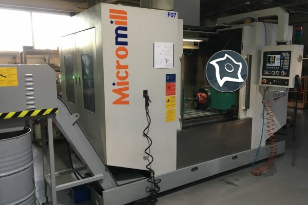 Вертикально-фрезерний верстат з ЧПУ MICROMILL VMC 1300