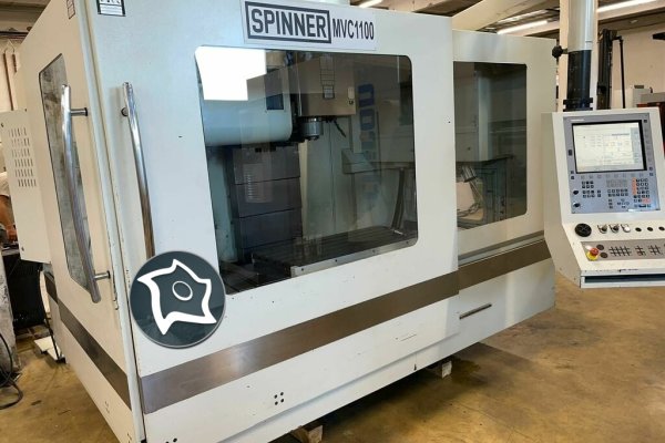 Вертикально-фрезерний верстат з ЧПУ Spinner MVC 1100