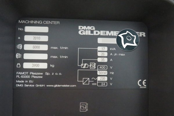 Вертикальный обрабатывающий центр с ЧПУ Deckel Maho DMC 635 V ECO
