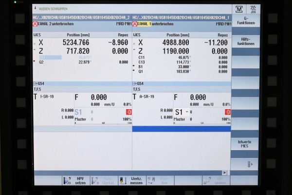 Вертикальный токарный обрабатывающий центр с ЧПУ PITTLER - PV 4000