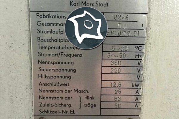 Внешний круглошлифовальный станок WMW KARL-MARX-STADT SU 315 x 1000