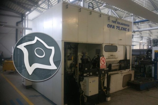 Зубофрезерний верстат вертикальний з ЧПУ TOS CELAKOVICE OFA 75 CNC6