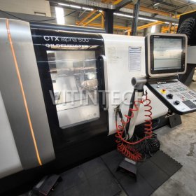 Токарно-фрезерный обробатывающий центр с ЧПУ  DMG MORI  CTX Alpha 500 V6