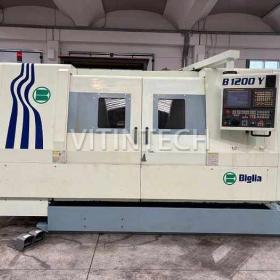 Токарный станок с ЧПУ с приводными инструментами Biglia B 1200 Y 